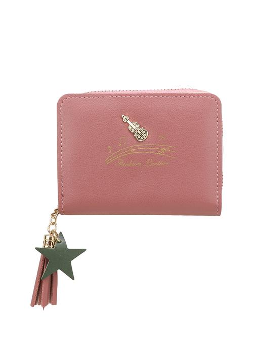 pink leatherette (pu) wallet - 16466284 - Very Small Image - 1