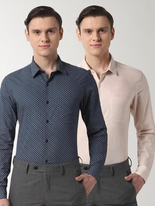 multi colored printed formal shirts combo - 16466984 - Very Small Image - 1