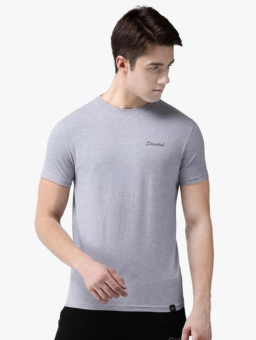 grey solid t-shirt - 16467573 - Very Small Image - 1