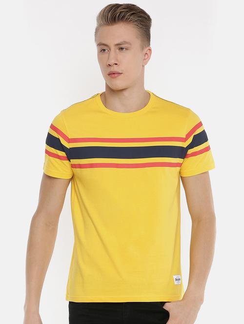 yellow striped t-shirt - 16467665 - Very Small Image - 1