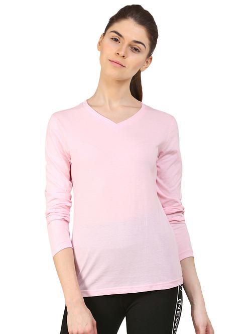 women's plain v neck t-shirt - 16467944 - Very Small Image - 1