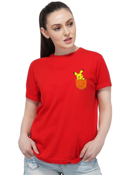 crew neck quirky print tee - 16472249 - Very Small Image - 1