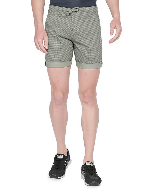 green printed shorts - 16472410 - Very Small Image - 1