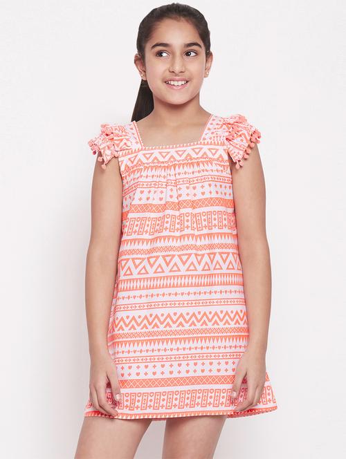 lace detailed aztec print dress - 16472908 - Very Small Image - 1