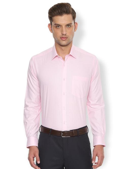 pink self design formal shirt - 16473784 - Very Small Image - 1