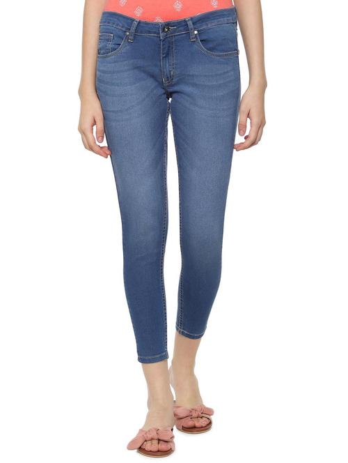 skinny fit stone washed jeans - 16473926 - Very Small Image - 1