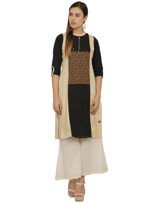 digital printed straight kurta - 16473935 - Very Small Image - 1
