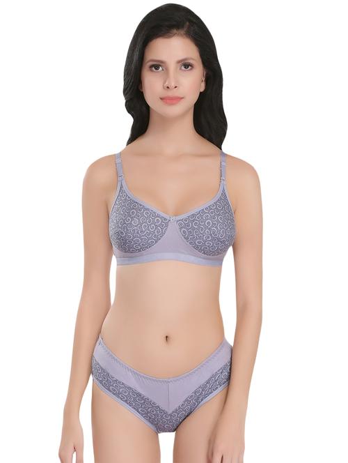 floral patch printed bras and panty set - 16474691 - Very Small Image - 1
