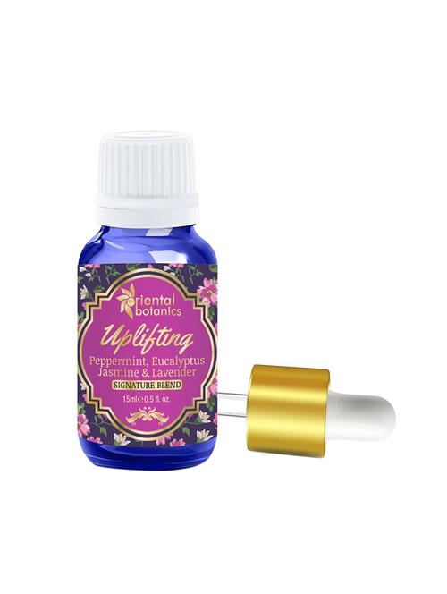 oriental botanics uplifting aroma therapy diffuser oil (peppermint, eucalyptus, jasmine & lavender) ã¢â‚¬â€œ 15ml - 16474861 - Very Small Image - 1