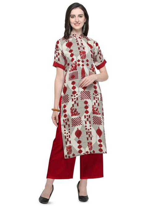 digital printed straight kurta - 16475275 - Very Small Image - 1