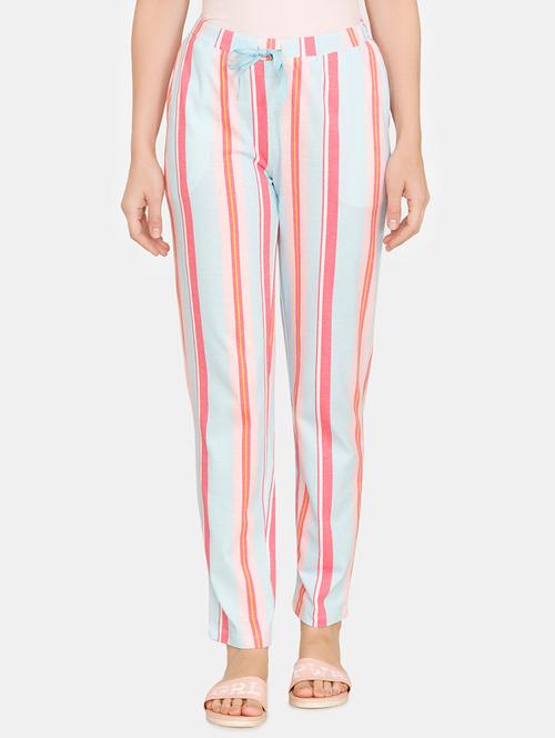 drawstring waist striped pajama - 16481241 - Very Small Image - 1