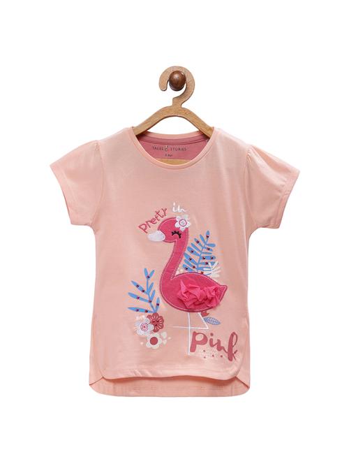 round neck bird appliqued top - 16482002 - Very Small Image - 1