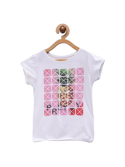 round neck pine apple print top - 16482006 - Very Small Image - 1