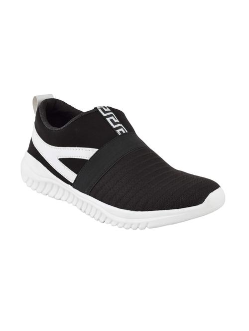 ovexa black mesh slip on sport shoes - 16483030 - Very Small Image - 1