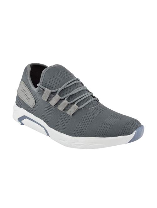ovexa grey mesh lace up sport shoes - 16483040 - Very Small Image - 1
