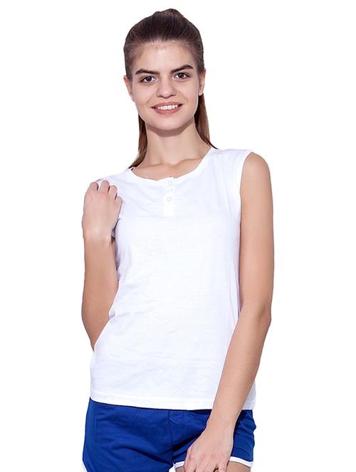 women's plain henley neck t-shirt - 16483111 - Very Small Image - 1