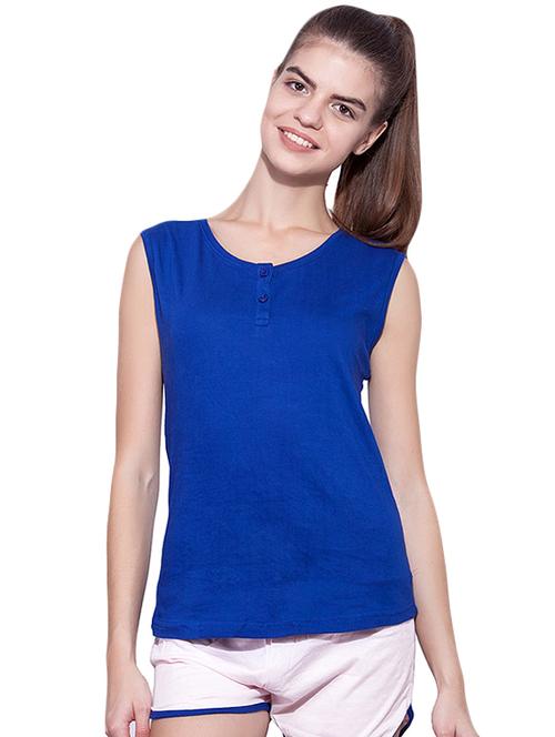 women's plain henley neck t-shirt - 16483115 - Very Small Image - 1