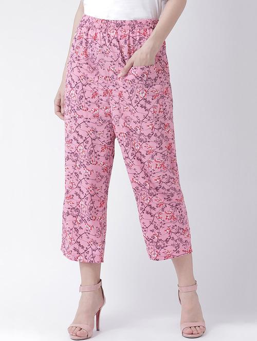 pocket detail floral trouser - 16483214 - Very Small Image - 1