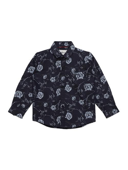 roll up sleeved floral print shirt - 16483328 - Very Small Image - 1