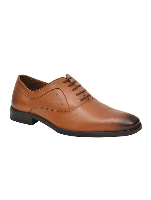 red arrow tan leather lace-up oxfords - 16483816 - Very Small Image - 1