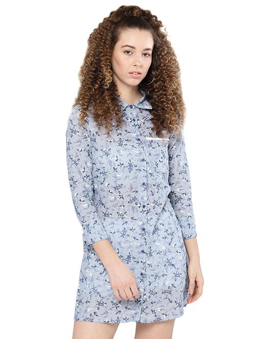cutout back gathered floral sheath dress - 16483885 - Very Small Image - 1