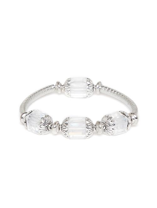 silver metal bangle bracelet - 16487362 - Very Small Image - 1