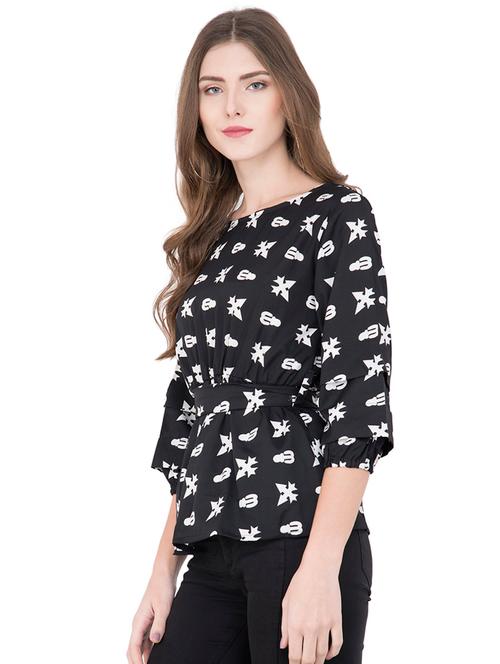 tie front quirky top - 16489757 - Very Small Image - 1