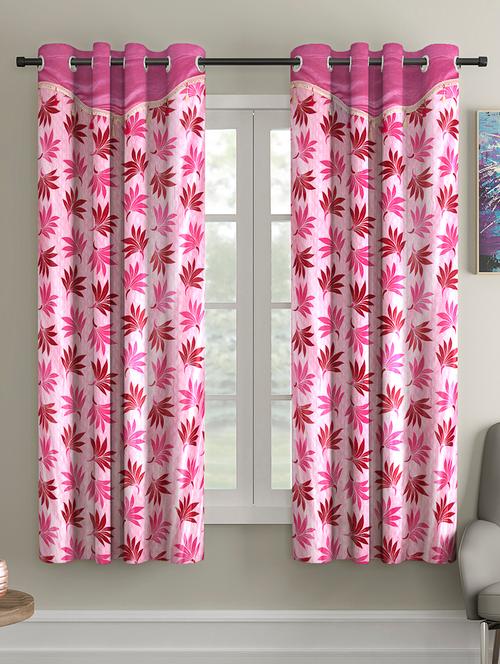 fancy polyester pack of 2 window curtains - 16489863 - Very Small Image - 1
