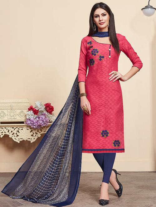 embroidered suit unstitched suit - 16489882 - Very Small Image - 1