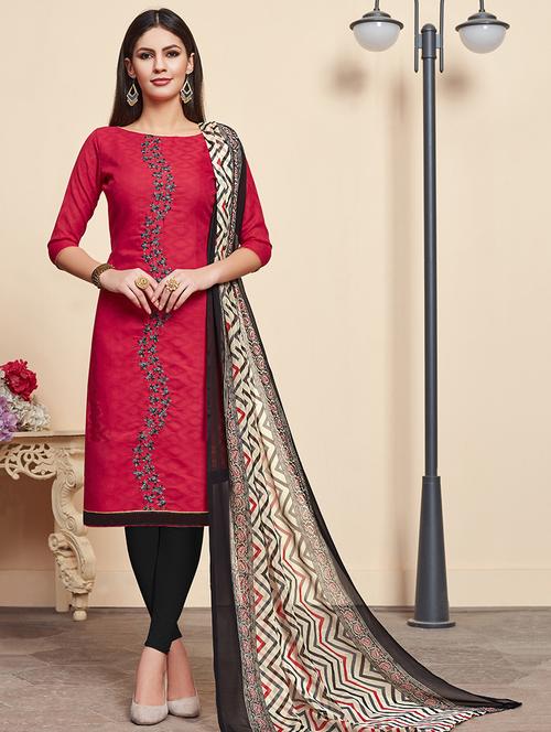 embroidered suit unstitched suit - 16489887 - Very Small Image - 1