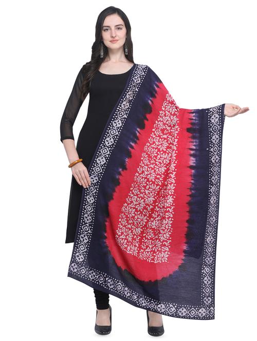 tie & dye printed dupatta - 16490094 - Very Small Image - 1