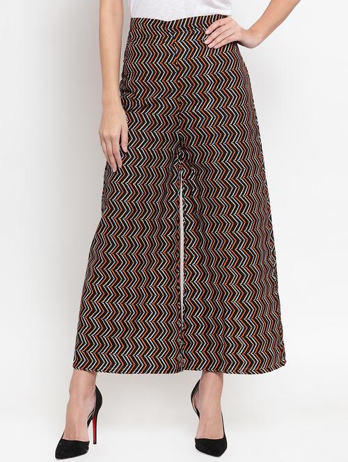 high waist flared palazzo - 16490582 - Very Small Image - 1