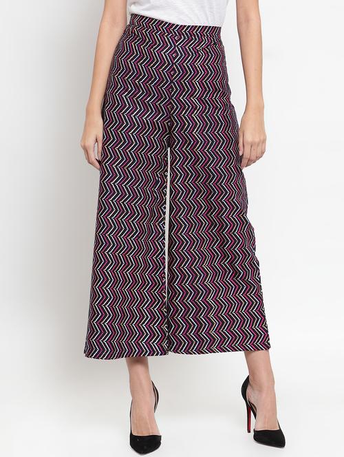 high waist flared palazzo - 16490583 - Very Small Image - 1
