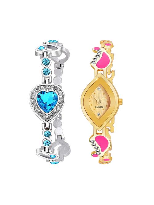 kp analog watch (jew_007_l_906) with bracelet - 16490786 - Very Small Image - 1