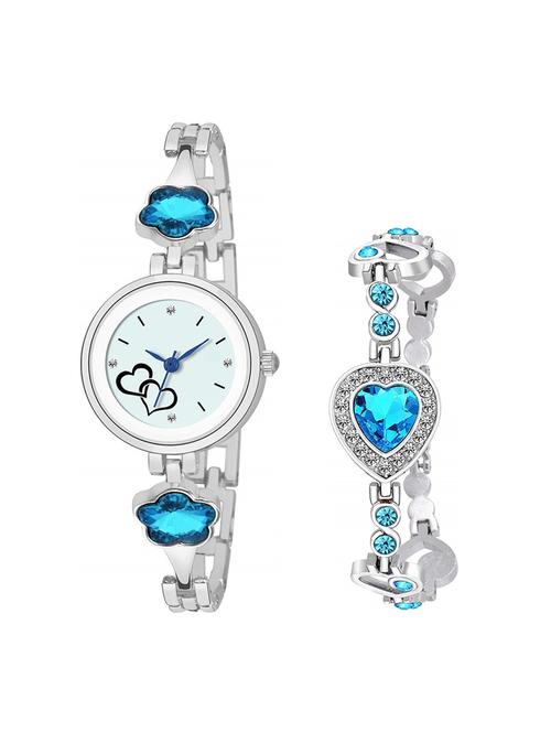 kp analog watch (jew_007_l_939) with bracelet - 16490807 - Very Small Image - 1