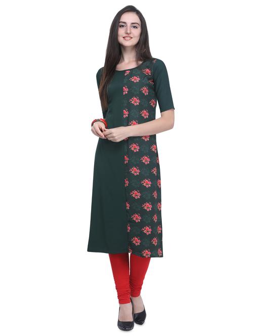 foral straight kurta - 16491068 - Very Small Image - 1