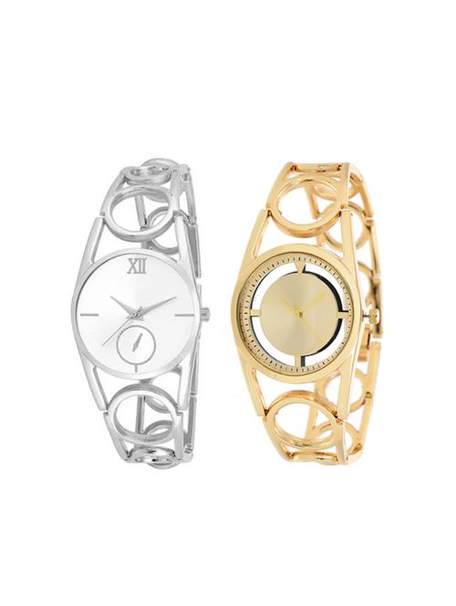 neel madhav enterprise set of 2 analog watch combos - 16491754 - Very Small Image - 1