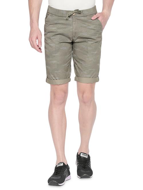 green printed shorts - 16491943 - Very Small Image - 1