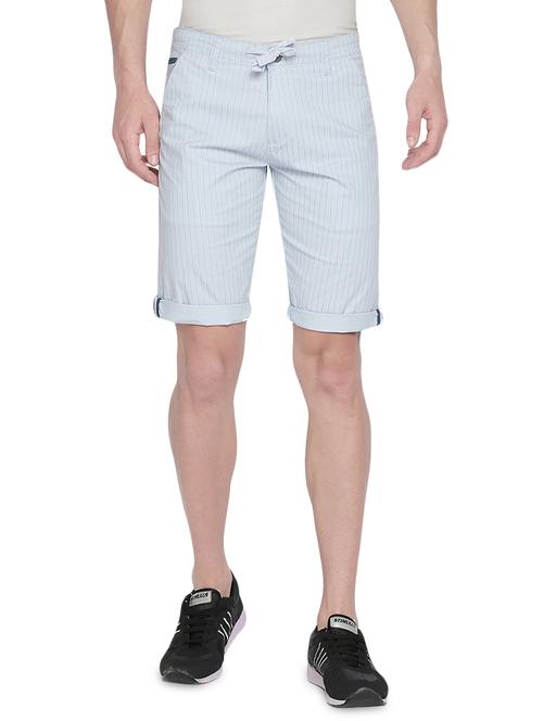 light blue striped bermuda shorts - 16491961 - Very Small Image - 1