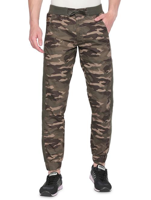 green camouflage print jogger - 16492015 - Very Small Image - 1