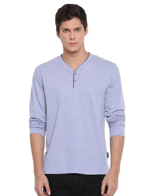 light blue solid t-shirt - 16492273 - Very Small Image - 1