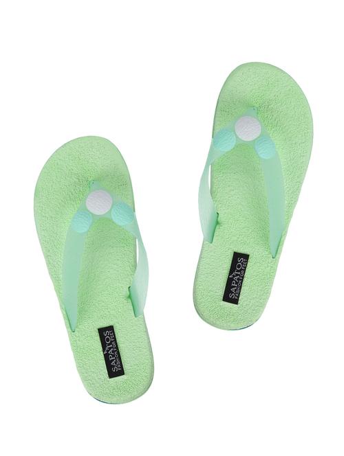 green toe separator flip flops - 16492893 - Very Small Image - 1