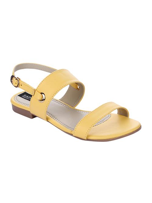 yellow back strap sandals - 16492920 - Very Small Image - 1