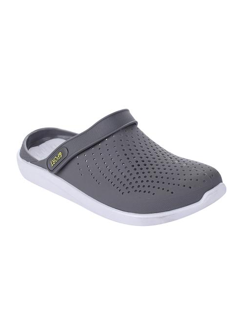 sapatos grey rubber slip on clogs - 16493138 - Very Small Image - 1