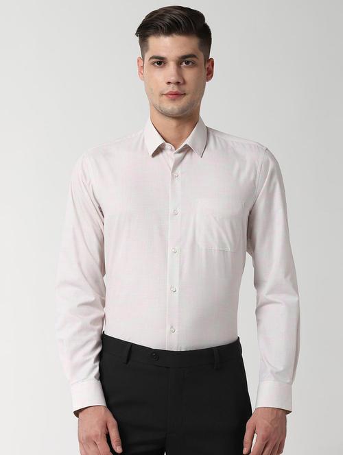 pink self design formal shirt - 16496318 - Very Small Image - 1