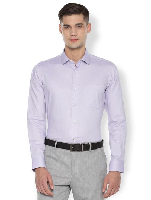 purple self design formal shirt - 16496324 - Very Small Image - 1