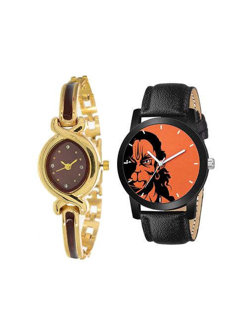surbhi fashion set of 2 analog couple watch(swc-c-1242) - 16496798 - Very Small Image - 1