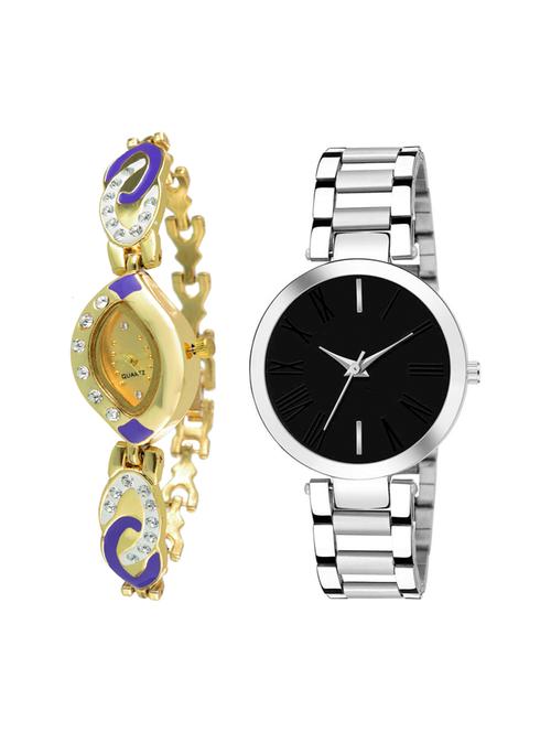 surbhi fashion set of 2 analog watch combo(swc-w-1248) - 16496804 - Very Small Image - 1