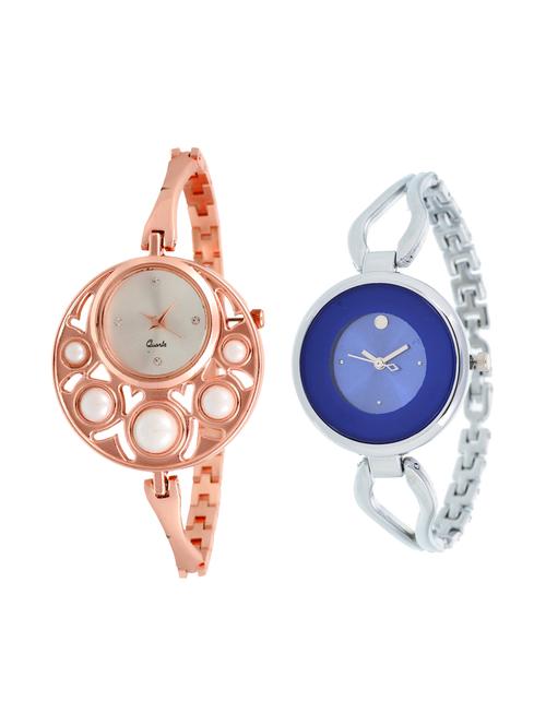 surbhi fashion set of 2 analog watch combo(swc-w-1250) - 16496806 - Very Small Image - 1