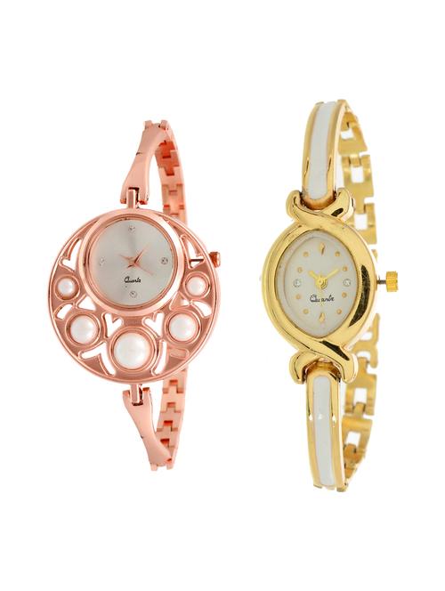 surbhi fashion set of 2 analog watch combo(swc-w-1257) - 16496812 - Very Small Image - 1